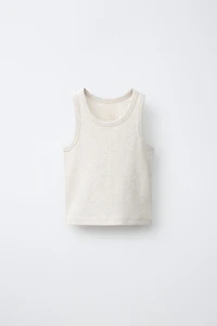 MELANGE RIB TOP