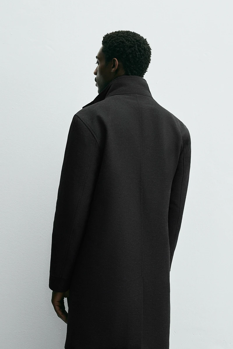 REMOVABLE COLLAR COAT