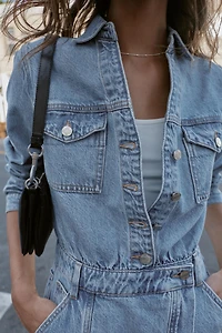 Z1975 SHORT DENIM DRESS