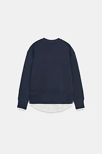 SWEAT MOLLETON BIMATIÈRE