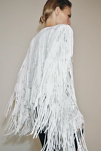 VESTE FRANGES PAILLETTES ZW COLLECTION
