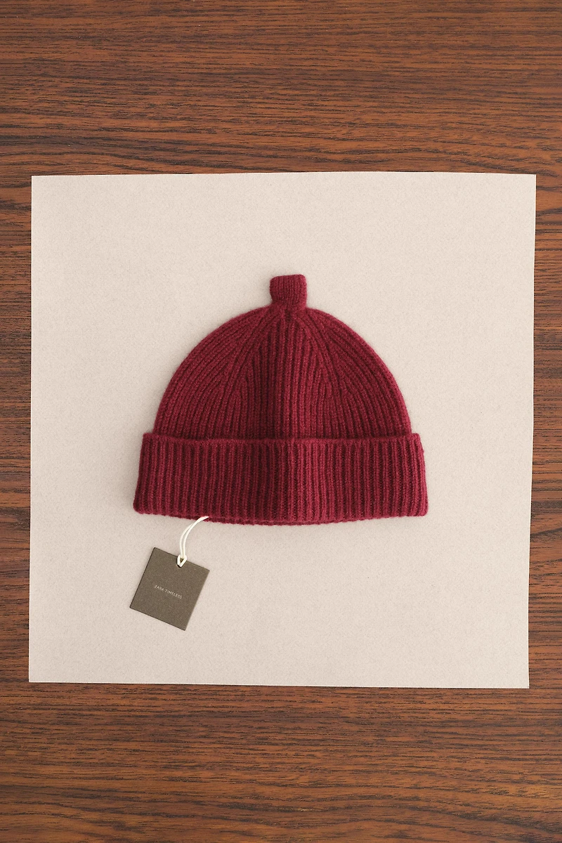 ZARA TIMELESS - BONNET 100 % LAINE