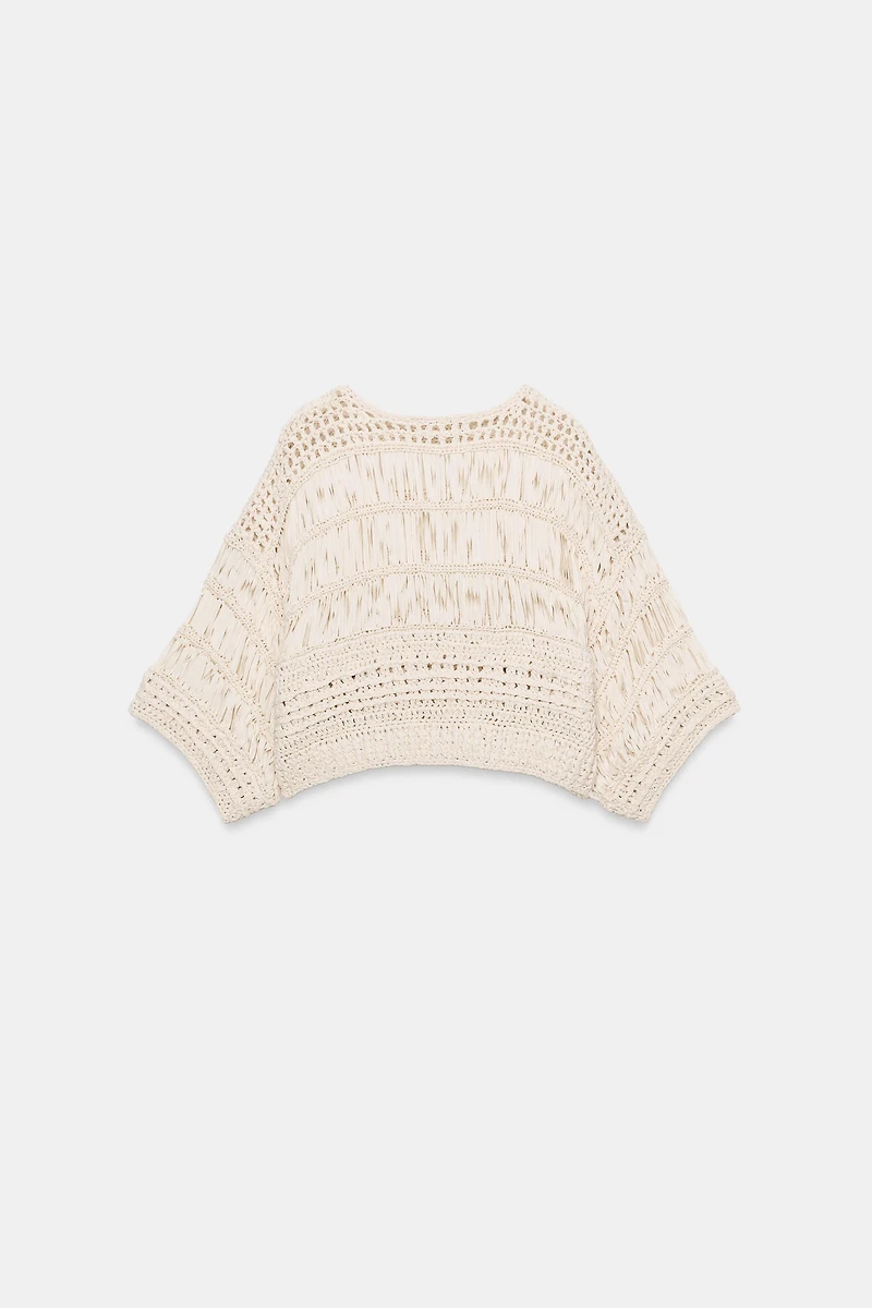 COMBINATION TAPE KNIT TOP