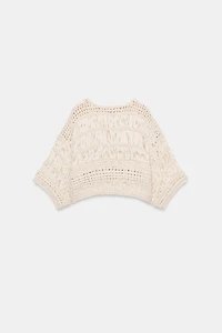 COMBINATION TAPE KNIT TOP