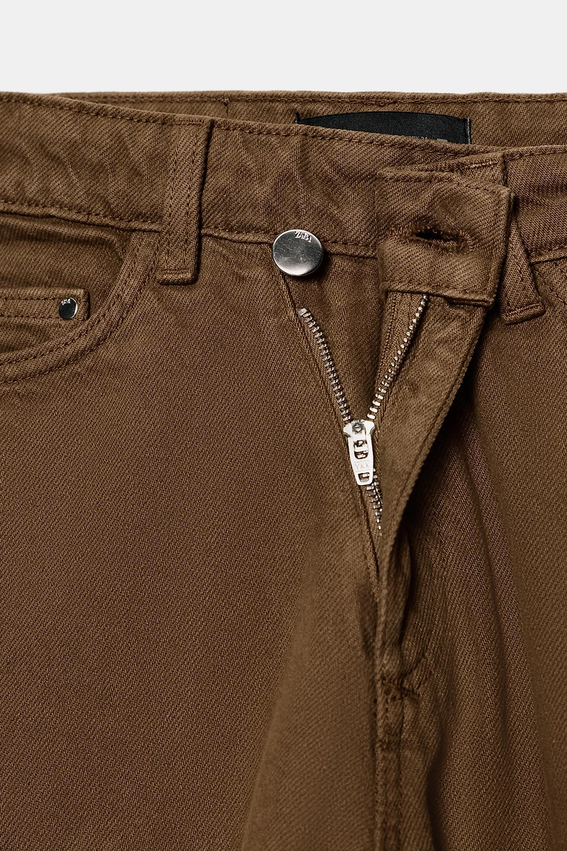 Z1975 WIDE LEG CROSSED HIGH-WAIST JEANS