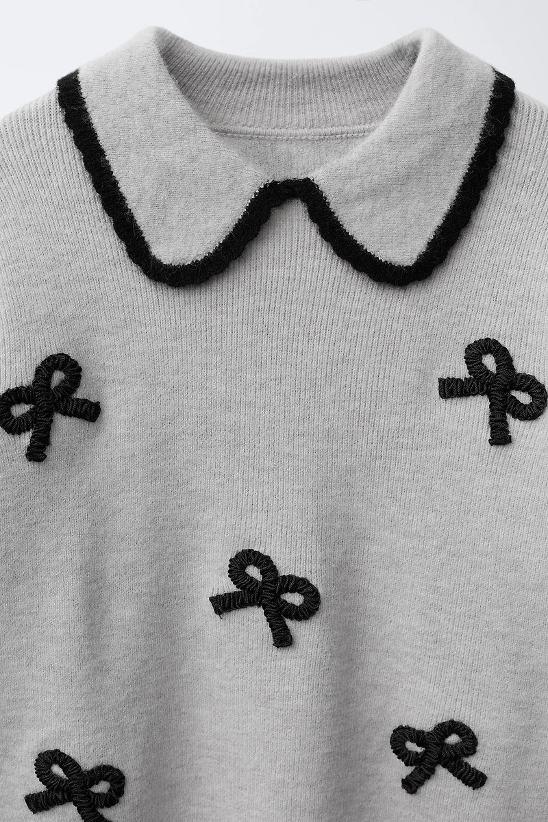 BOWS KNIT SWEATER