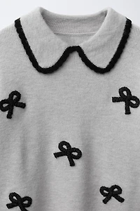 BOWS KNIT SWEATER