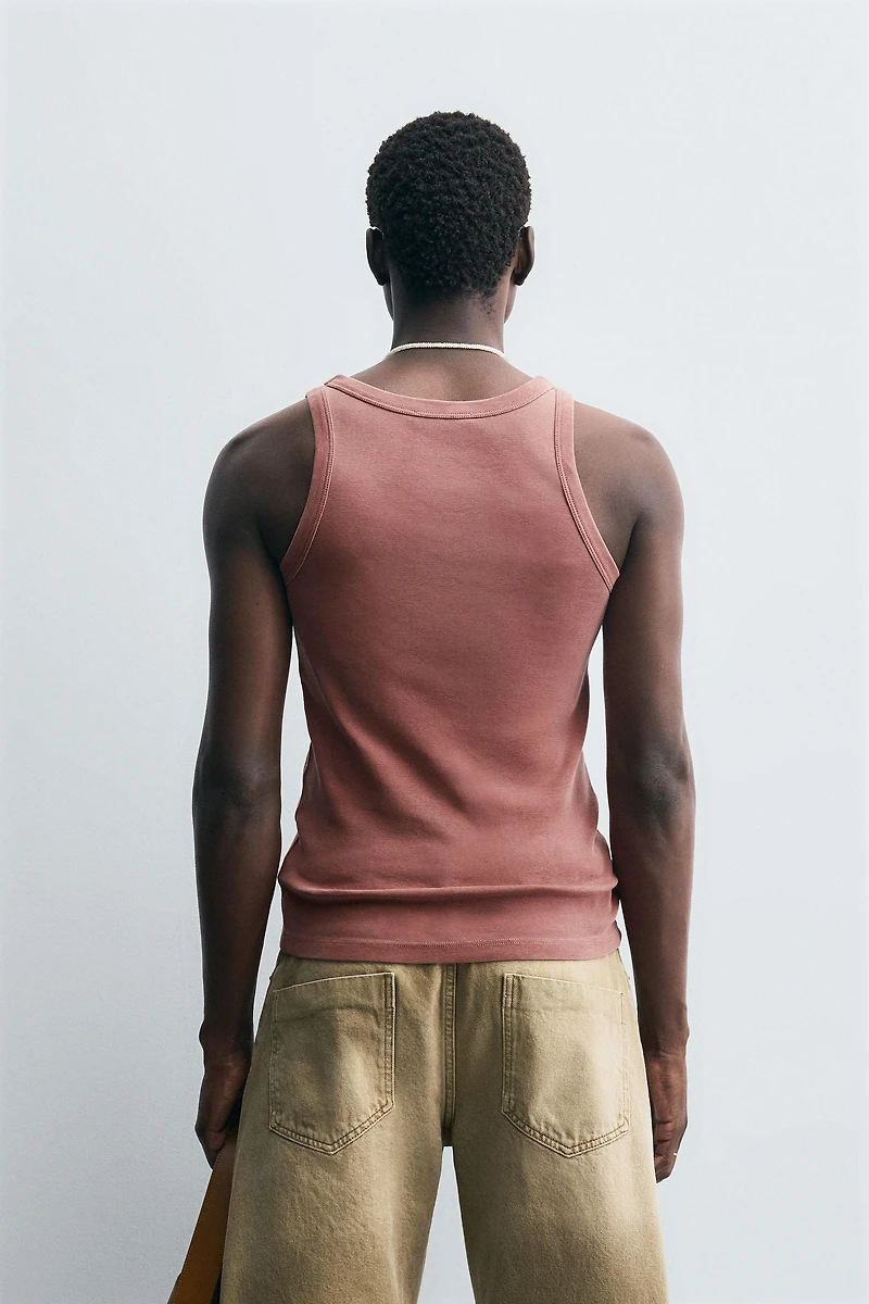 WASHED TANK T-SHIRT