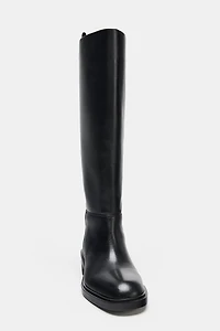 LEATHER EQUESTRIAN BOOT