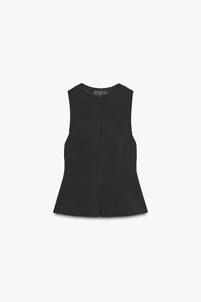 TOP CINTRÉ ZIP