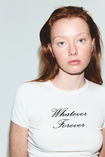 T-SHIRT À INSCRIPTION