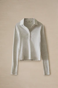LONG SLEEVE POLO SHIRT