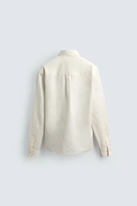 CHEMISE REGULAR FIT CHANVRE ET COTON