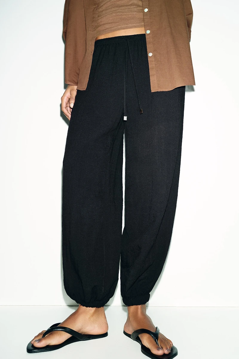 ELASTIC WAISTBAND PANTS