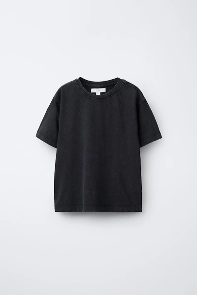 BASIC WASHED EFFECT T-SHIRT