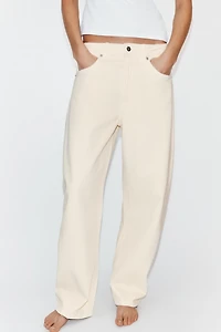 TRF MID-RISE BAGGY BALLOON JEANS