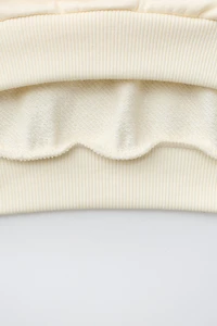 RAGLAN SLEEVE SWEATSHIRT WITH LABEL