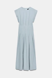 ROBE EN POPELINE PLISSÉE ZW COLLECTION
