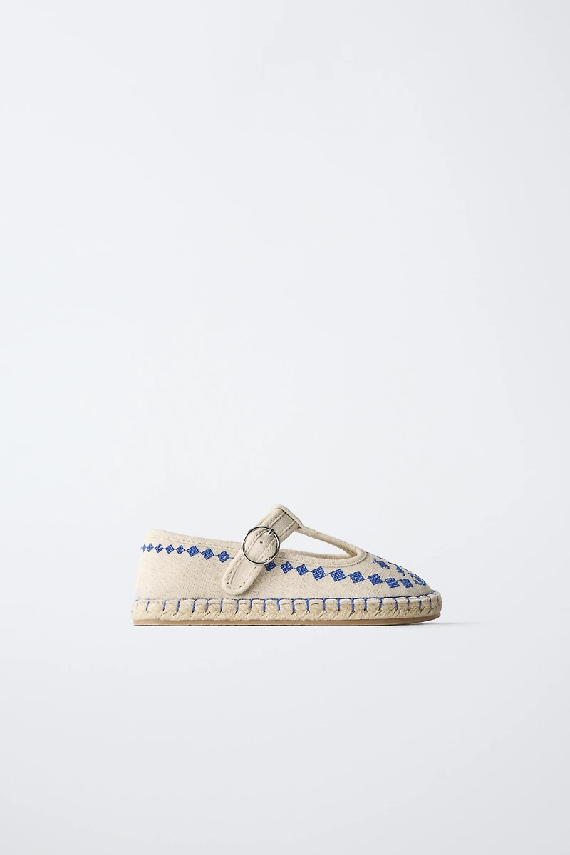 EMBROIDERED ESPADRILLES