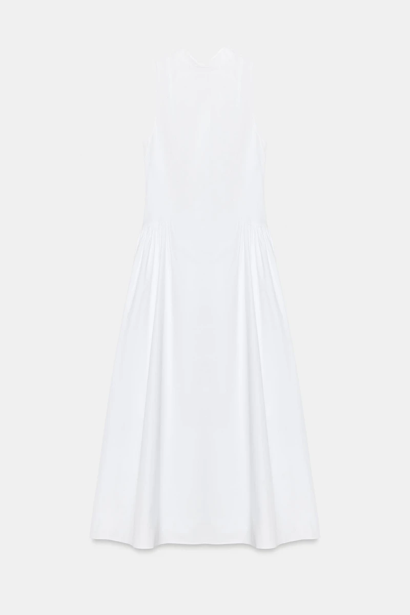 OPEN BACK MIDI DRESS