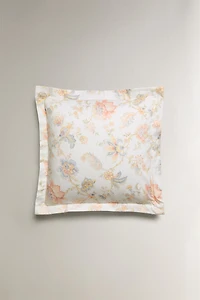 FLORAL PRINT SATEEN PILLOWCASE