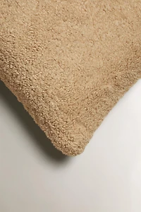 REVERSIBLE FAUX SHEARLING PILLOW SHAM FOR QUILT