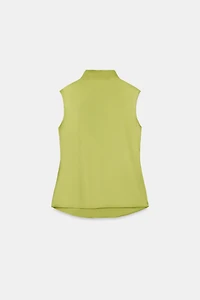 SATIN TIE TOP