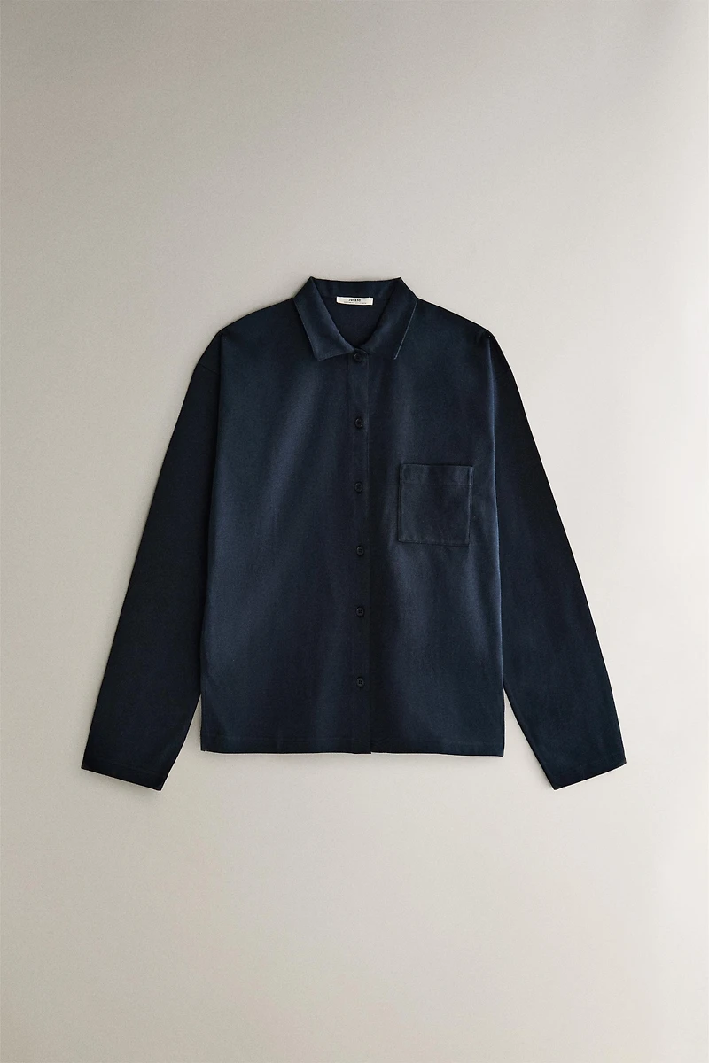COTTON JERSEY SHIRT