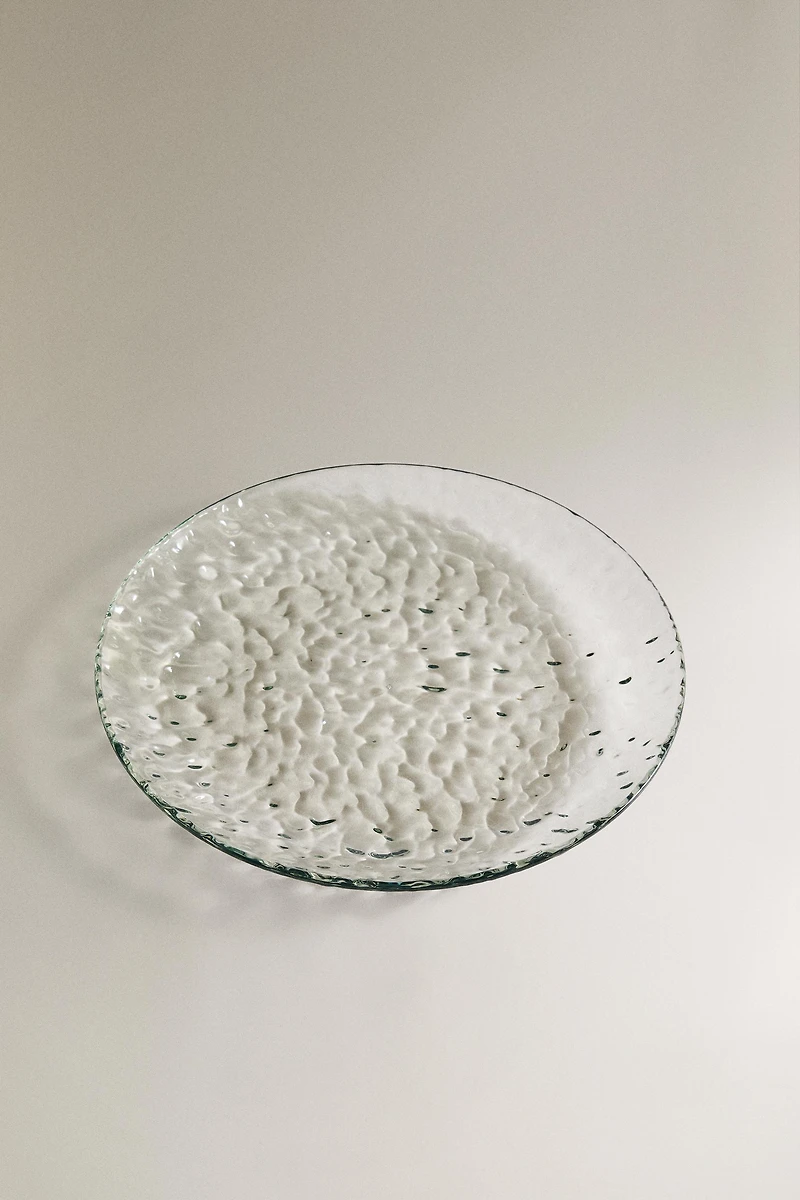 TEXTURED ACRYLIC DINNER PLATE