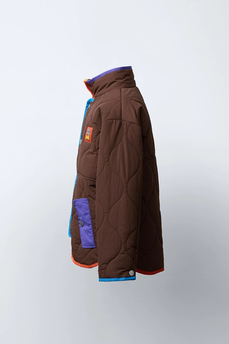VESTE À DÉTAILS CONTRASTE