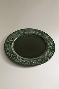 SOUS-PLAT UNI FEUILLES NOËL