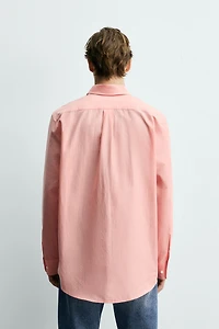 REGULAR FIT FLOWY SHIRT WITH POCKETS AARON LEVINE X ZARA