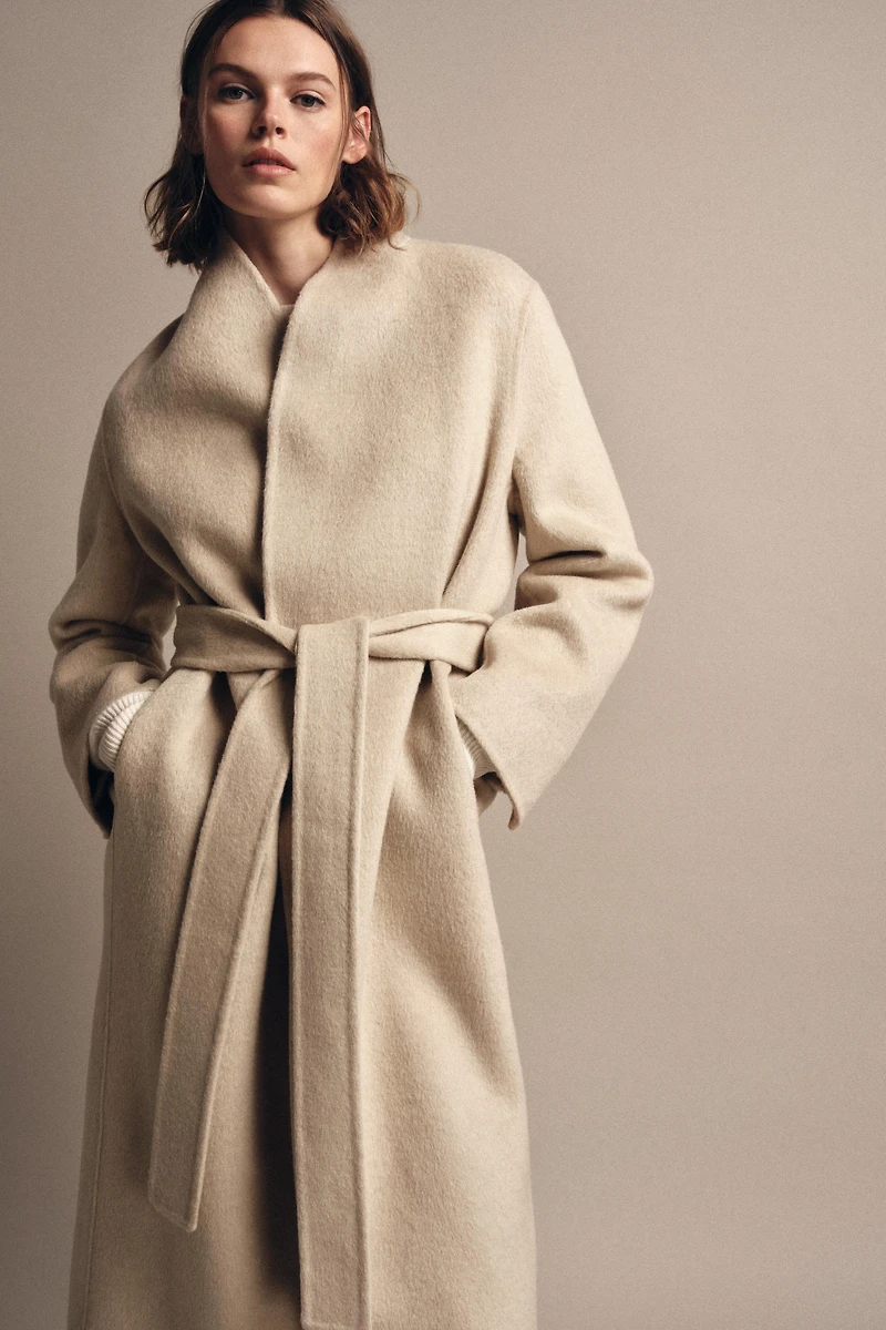 MANTEAU MINIMAL MÉLANGE LAINE ZW COLLECTION ÉDITION LIMITÉE