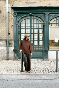 WIDE SLEEVE KNIT JUMPER