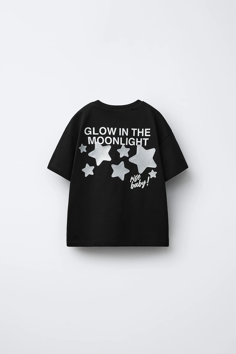 SHINY RUBBERIZED PATCH T-SHIRT