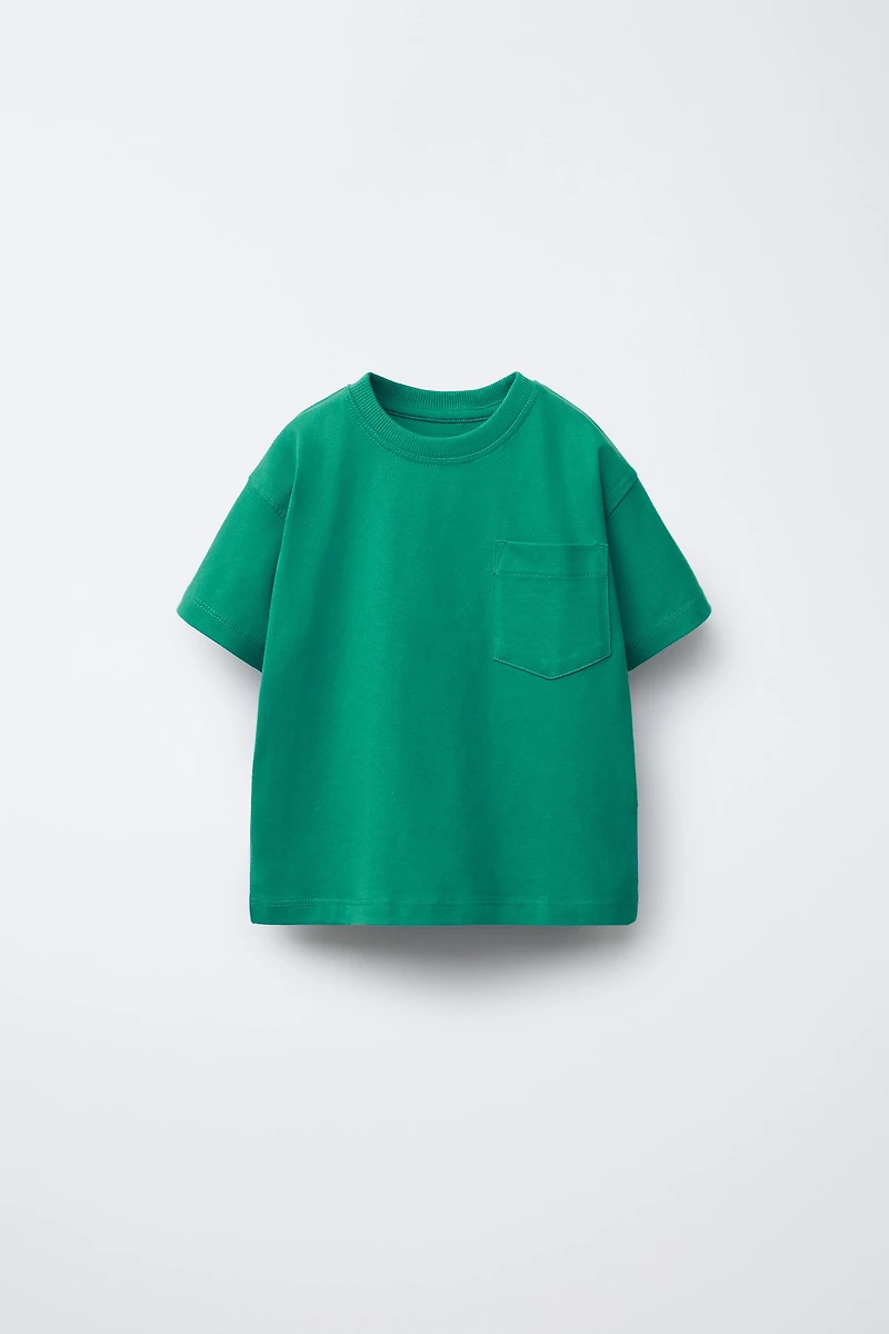 PLAIN POCKET T-SHIRT