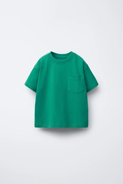 PLAIN POCKET T-SHIRT
