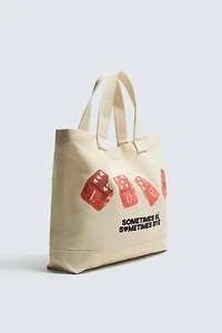 SAC SHOPPER EN TISSU