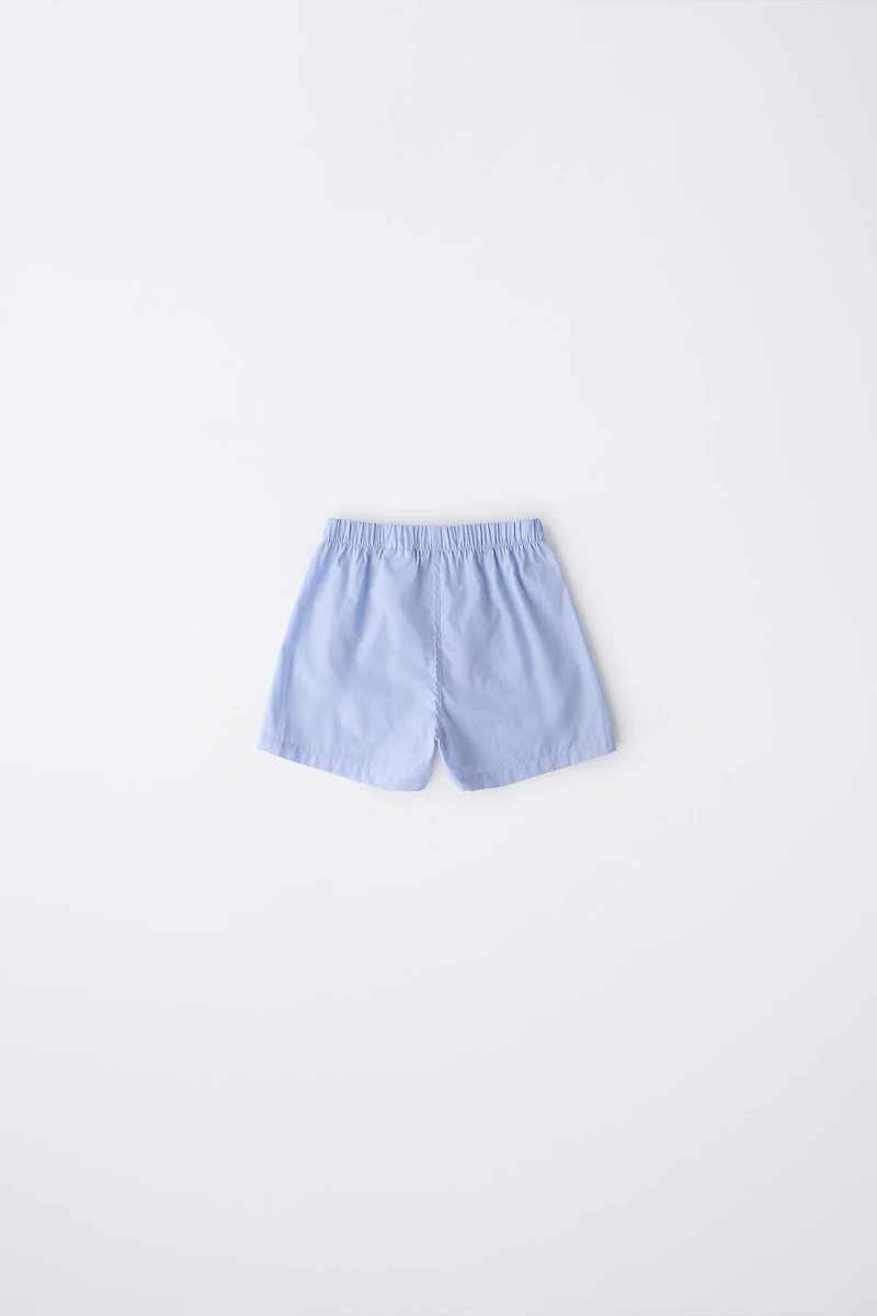 AGE 8-14/ TWO-PACK OF POPLIN BOXERS