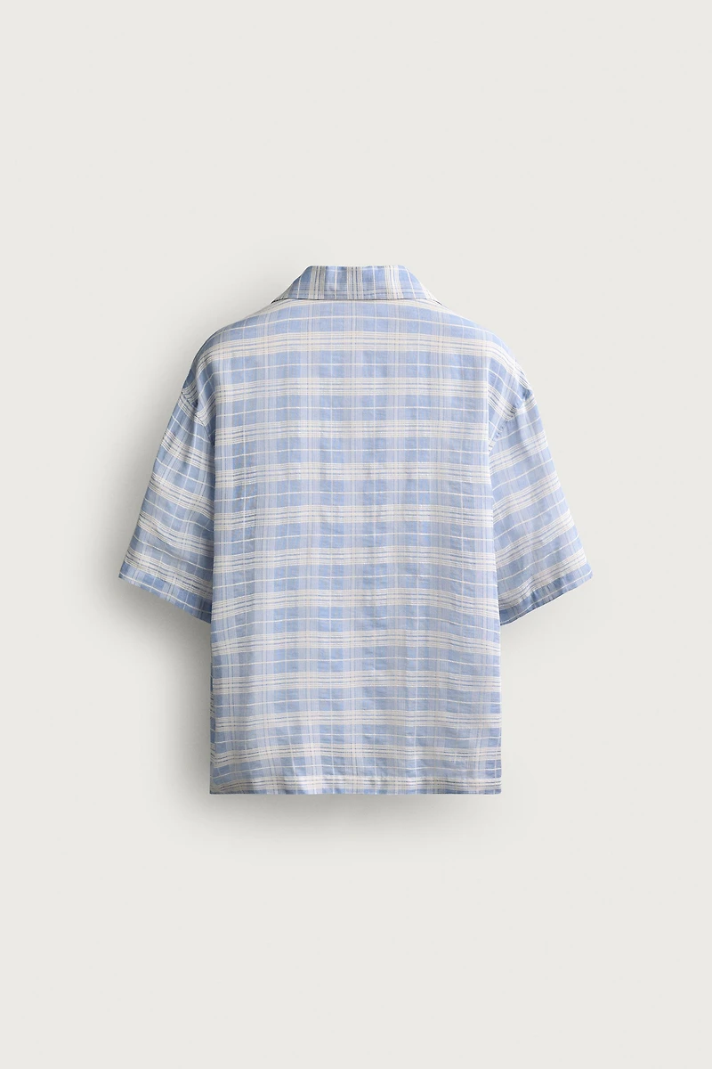 CHECK JACQUARD SHIRT