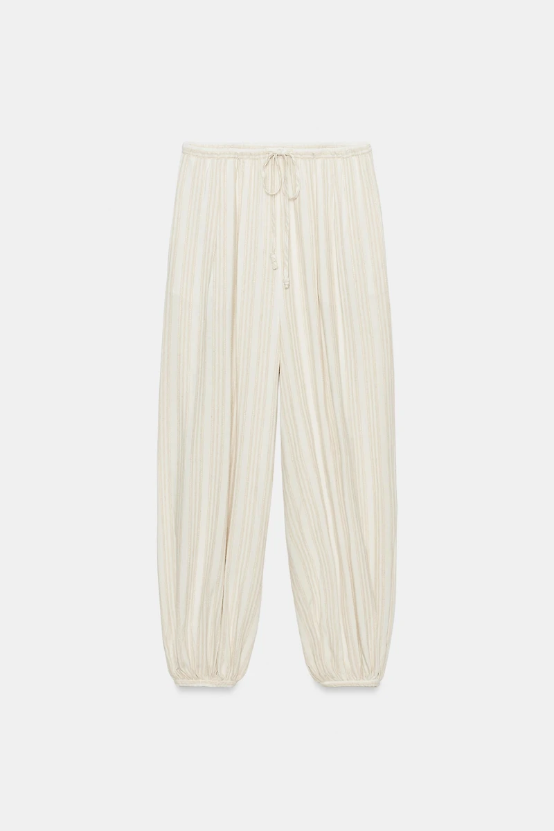 STRIPED BALLOON PANTS ZW COLLECTION