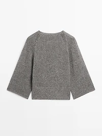 Pull en maille de coton mélang