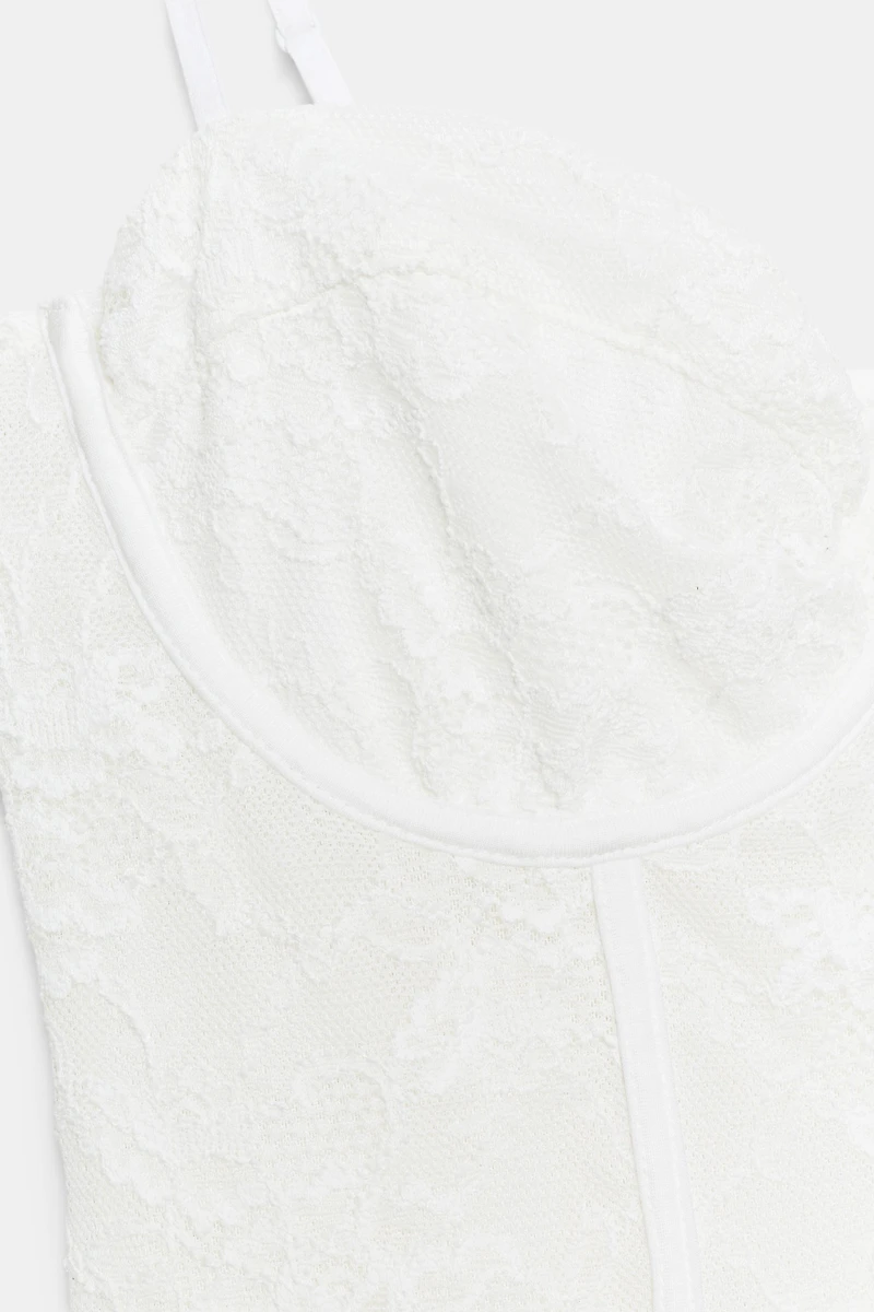 TOP STYLE CORSET EN DENTELLE