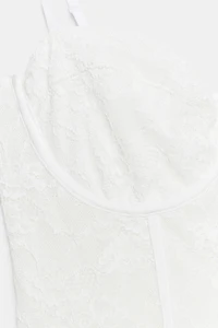 TOP STYLE CORSET EN DENTELLE