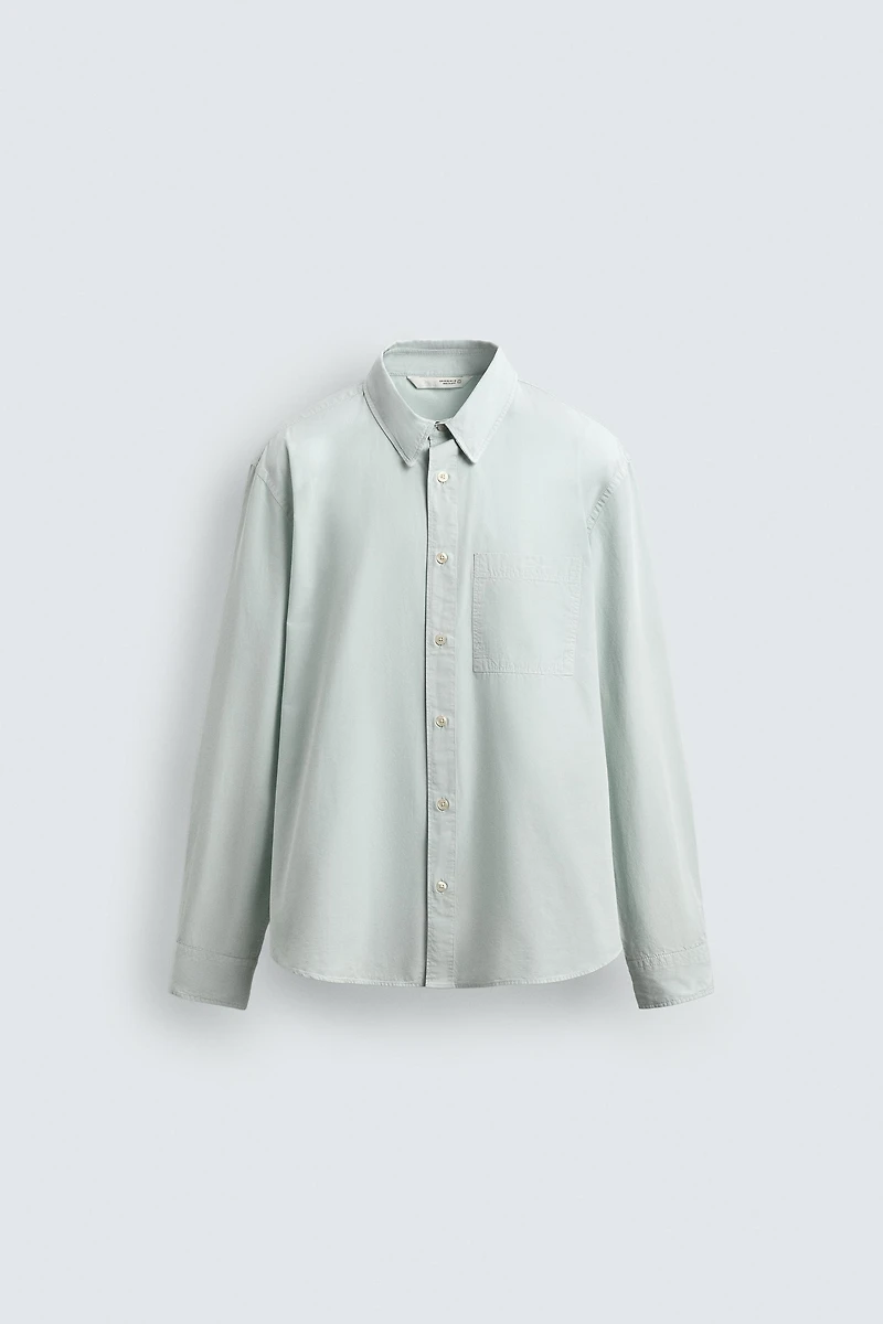 RELAXED FIT POPLIN SHIRT