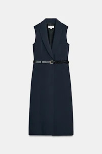 BELTED LONG VEST