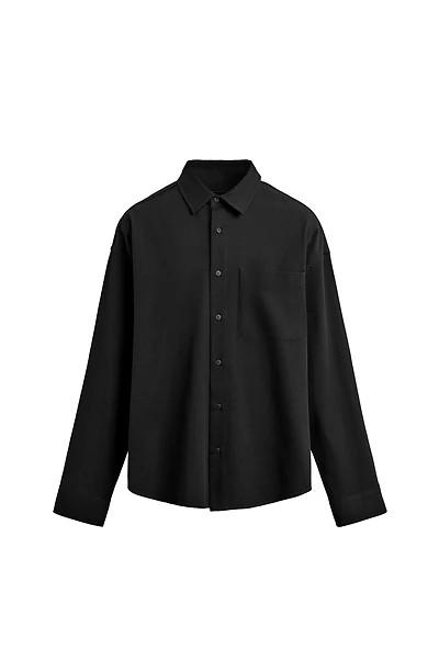 RELAXED FIT FLOWY SHIRT