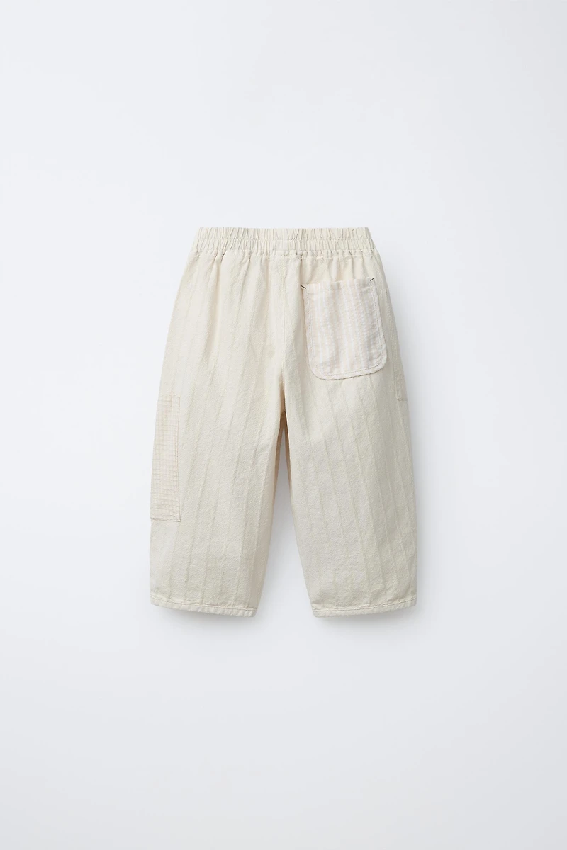 BAGGY RUSTIC PATCH PANTS