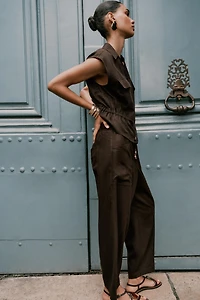 PANTALON AVEC LIN CORDON FANTAISIE