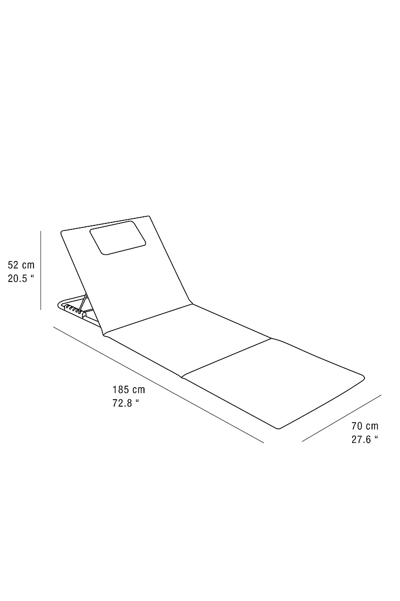 XXL FOLDABLE BEACH LOUNGER